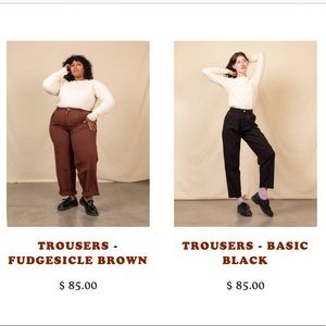 Big Bud Press Black Trousers